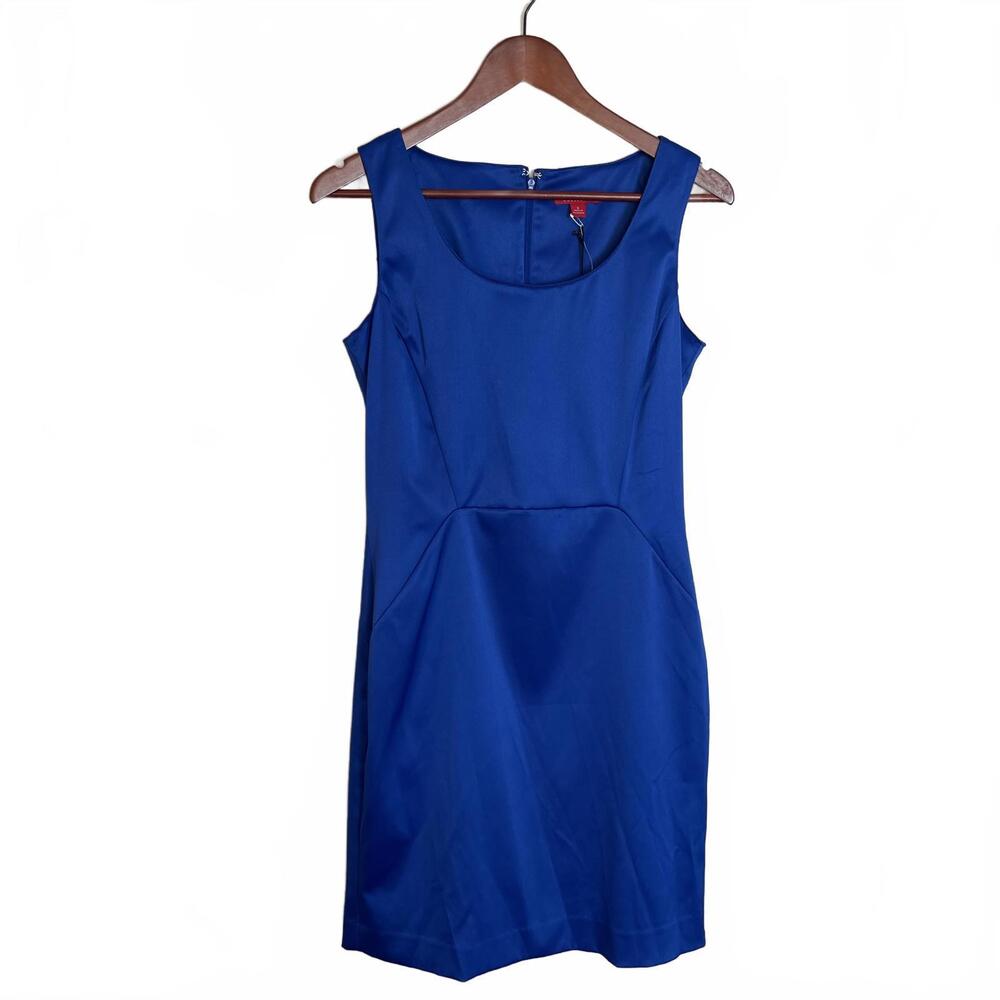NWT New York And Company Sleeveless‎ Blue Sheath Midi Dress